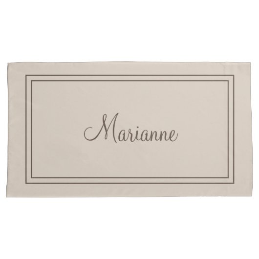 枕パーソナライズされたケース 枕カバー (正面右)