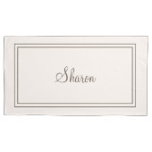 枕パーソナライズされたケース 枕カバー (正面)