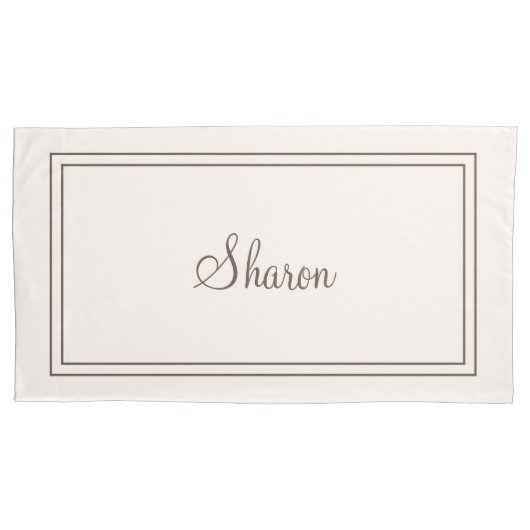 枕パーソナライズされたケース 枕カバー (正面)