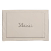 枕パーソナライズされたケース 枕カバー (正面右)