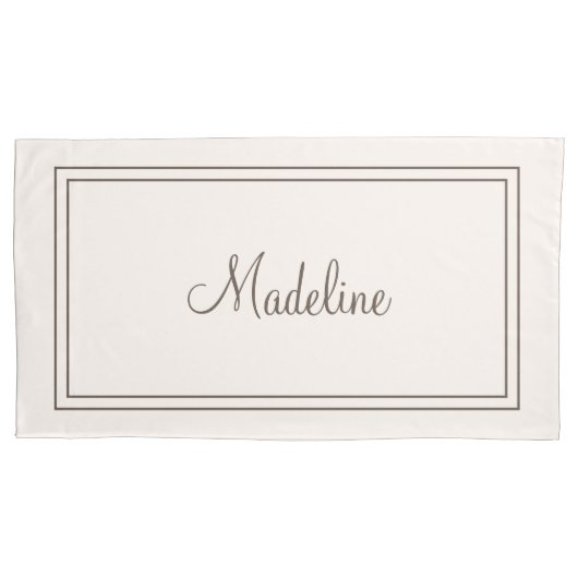 枕パーソナライズされたケース 枕カバー (正面左)