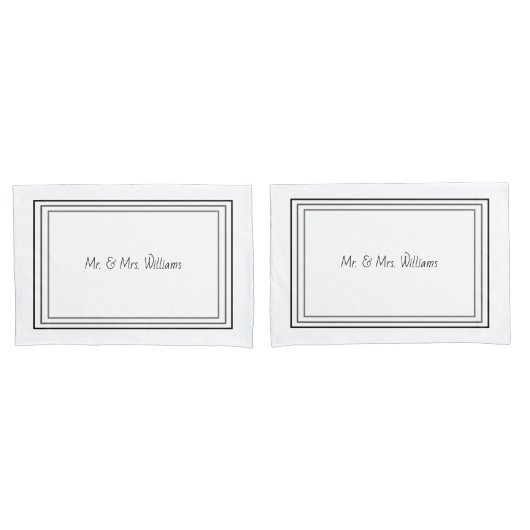 枕パーソナライズされた箱セット 枕カバー (フロントセット)