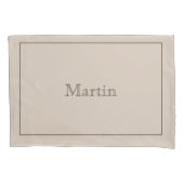 枕パーソナライズされた箱 枕カバー (正面)