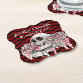 枕パーソナライズされた ペーパーコースター (アングル)