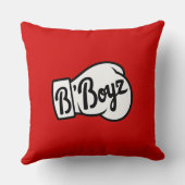 枕パーソナライズされた | B'Boyzスタイル- 20x20cm クッション (裏面)