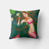 枕ファンタジー赤マーメイド クッション (裏面)