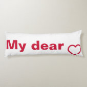 枕ホームデコ印刷最高の ボディピロー (裏面)