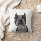 枕ボストンterrior クッション (ブランケット)