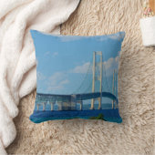 枕マッキナック橋 クッション (ブランケット)