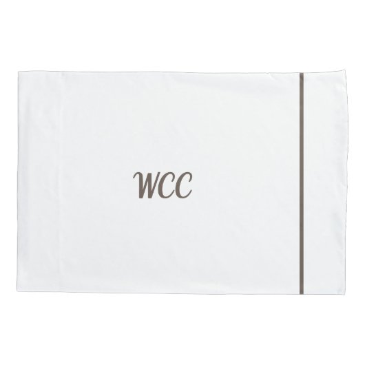 枕モノグラムの箱 枕カバー (裏面)