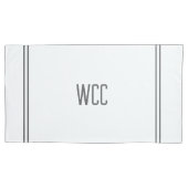 枕モノグラムの箱 枕カバー (正面左)