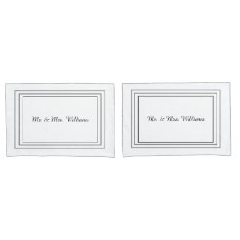 枕モノグラムの箱 枕カバー