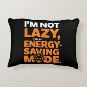 枕リラックスで笑いながら アクセントクッション (裏面)