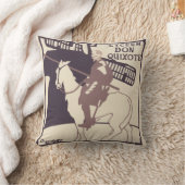枕ヴィンテージポスター「ドンQuixote クッション (ブランケット)