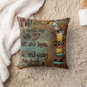 枕上のあなたのコップRunnethはよろしいです クッション (ブランケット)