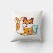 枕付きタイガー猫 クッション (裏面)