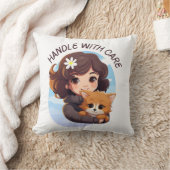 枕付きハ気にンドル クッション (ブランケット)