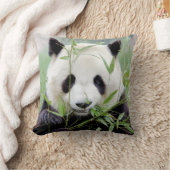 枕写真ジャイアントパンダ4。 クッション (ブランケット)