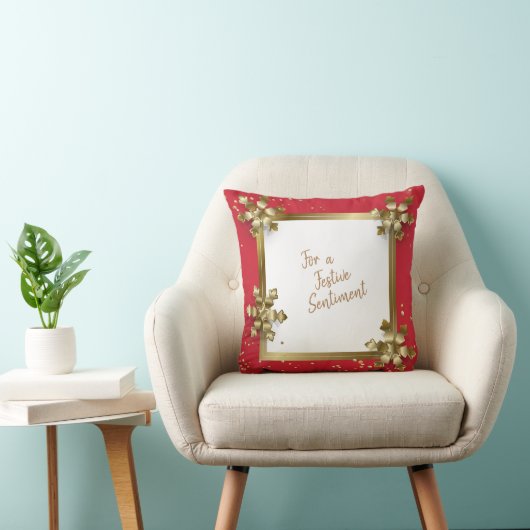 枕冬の休日の装飾枕 クッション (椅子)