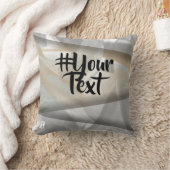 枕抽象芸術インテリアトレンドサンディトルネード クッション (ブランケット)