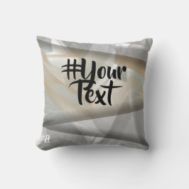 枕抽象芸術インテリアトレンドサンディトルネード クッション