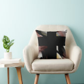 枕抽象芸術トレンドインテリアデコーブラックパウダー クッション (椅子)