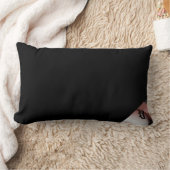枕抽象芸術トレンドインテリアデコーブラックパウダー ランバークッション (ブランケット)
