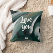 枕抽象芸術トレンドインテリアデコールブラックグリーン クッション (ブランケット)