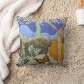 枕生命の樹の芸術 クッション (ブランケット)