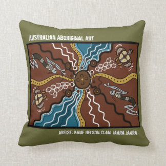 枕箱のデザインを夢を見るカメの卵 クッション