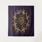 枕糸タイイン紫斑屈折 タペストリー (正面)