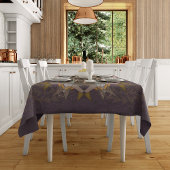 枕糸タイイン紫斑屈折 テーブルクロス