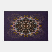 枕糸タイイン紫斑屈折 ドアマット (正面)