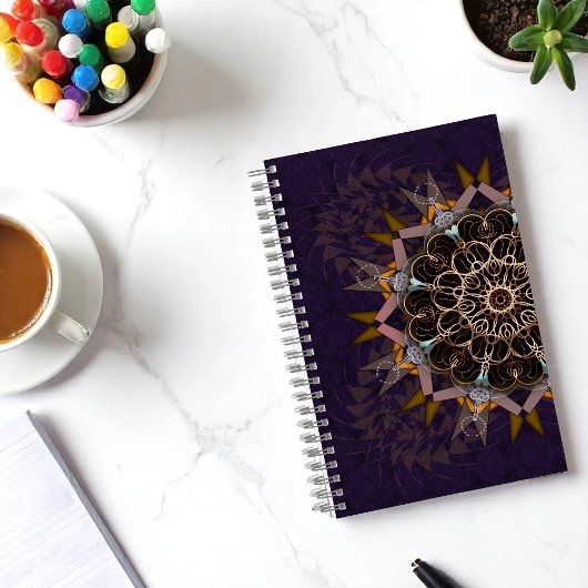 枕糸タイイン紫斑屈折 ノートブック