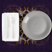 枕糸タイイン紫斑屈折 ミディアムテーブルランナー