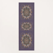 枕糸タイイン紫斑屈折 ヨガマット (正面)