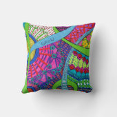 枕育て、開いて下さい クッション (裏面)