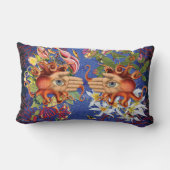 枕花のファンタジーのタコ ランバークッション (裏面)