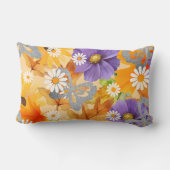 枕銀蝶の秋の色 ランバークッション (裏面)