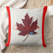 枕1-R&W(Maple Leaf-Bella-A)RFPMDesigns ©️ 2024 クッション (ブランケット)