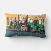 枕2 | Luna Park | Sequin Dreams Studio ランバークッション (裏面)