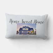 枕4枚の写真カスタムイニシャル ランバークッション (裏面)