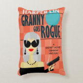 枕（まくら）のばあちゃんがローグ·ハーパー·リンの本カバーへ アクセントクッション (正面(垂直))