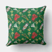 枕、クッション:ウェルシュダッフォジルスドラゴンリークスハープ クッション (裏面)