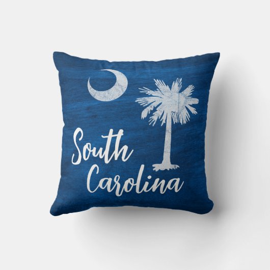 枕 – サウスカロライナ州旗とパルメットの木 (裏面)