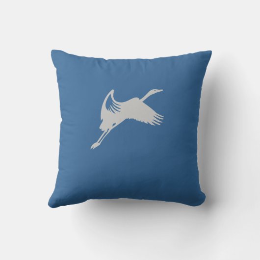 枕 – ショア鳥グラフィックス (裏面)