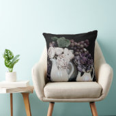 枕 – タペストリー、ブドウ、花 (椅子)