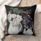 枕 – タペストリー、ブドウ、花 (ブランケット)