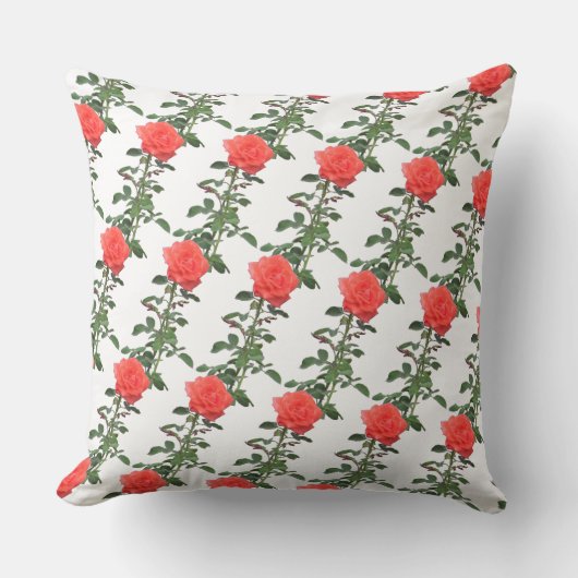 枕 – バラのチェーン (正面)