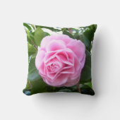 枕 – バラピンクカメリア (正面)